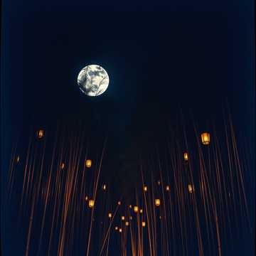 月夜の鼓動 (1)　和太鼓