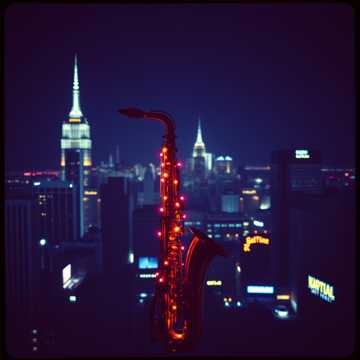 Falling Raindrops・ Night Walk  City Lights