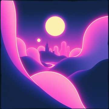 Neon Reverie (15)・ Night Walk  City Lights