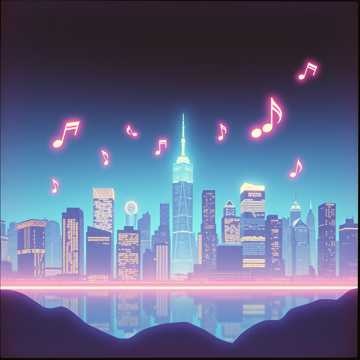 Neon Reverie (25)・ Night Walk  City Lights