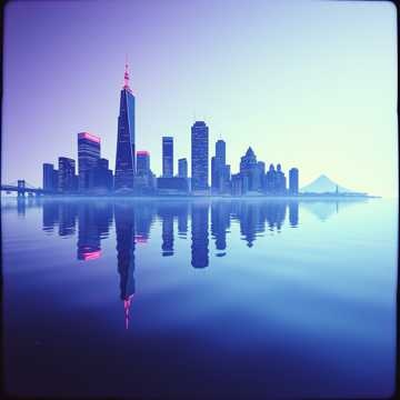 Neon Reverie (32)・ Night Walk  City Lights